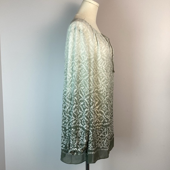 NWOT Vince Camuto Green Ombre Blouse size 2X - Picture 6 of 13
